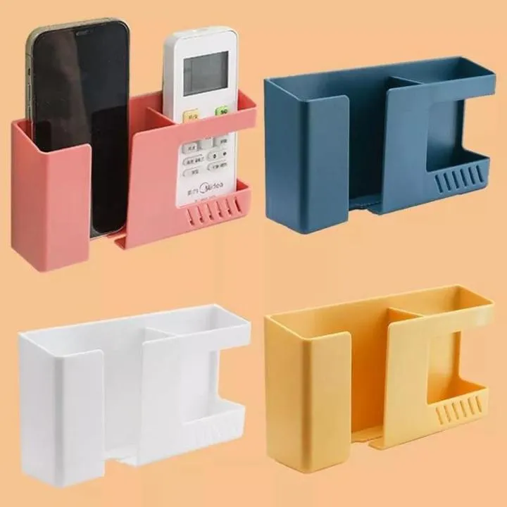 Multi-functional%20Wall%20mount%20phone%20charging%20holder%20stand%20with%20extra%20Storage%20Box,%20Remote%20Control%20holder,%20Mobile%20Phone%20Plug,%20Home%20Charging%20Shelf%20-%20Image%203
