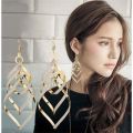 Trendy Fashionable Dangle Drop Earrings for Girls Simple Stylish/ Spiral Ear Ring for Women New Collection 2024. 