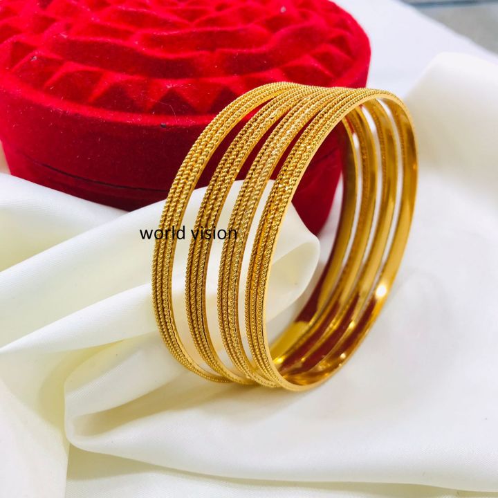 South%20indian%20bridal%20traditional%20gold%20Plated%20bangle%20designs%20Bangles%20For%20Women%20Curi%20%5B%204%20%5D%20Pcs%20-%20Image%204