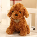 （New）Cartoon Cute Poodle Dog Puppy Pluh tuffed Doll Huggable Toy Home Ornament Gift. 