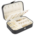 Double Layer Travel Jewelry Organizer,White. 