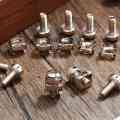50 Sets M6 Rack Screws Set 20mm Screws & Cage Nuts Rack Nuts Server.