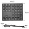 【Clearance】 36 Keys Numeric Keyboard Rechargeable Dual Number Keypad Mini External Numpad For Windows IOS Gonghpng. 