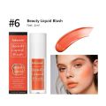 9 Colors Liquid Blush Waterproof Multi-purpose Facial Nourishing Blush Stick Cheek Natural Blusher Cute Korean Makeup For W G2M8. 
