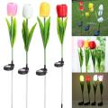 Light up life Solar Power Hyacinth LED Rose Flower Garden Stake Landscape Lamp Outdoor Yard Light Control. 