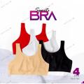 4 Pieces Semis Bra Genji Set for Women and Girls. 