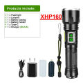 20000 lumens xhp160 led super bright LED flashlight Q5 zooming torch tactical flash light waterproof lantern camping hand lamp. 