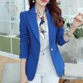 Women Blazers And Jackets Suit Work Spring Autumn Jackets Single Button Blaser Female Blue/Black/Green Ladies Blazer Femme. 