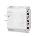 USB Wall Charger 48W 6-Port Fast Charging Block Adapter Plug Compatible For IPhone Android Tablet PC Mobile Phone. 