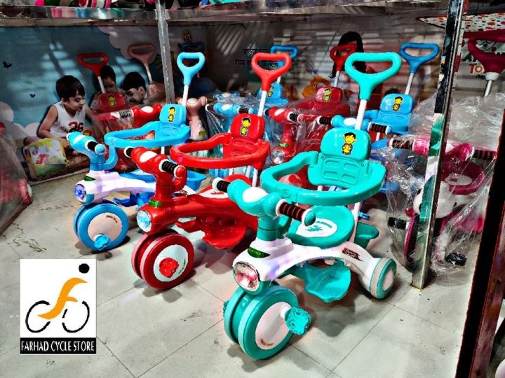 China Tricycle Complete 9M - Pink/Blue/Red/Purple Tricycle For Baby Kids Music & light
