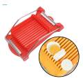 Hard Boiled Eggs Cutter Strawberry Slicers Multi Purpose DIY Handheld Easy to Clean Slicing Cheese. 