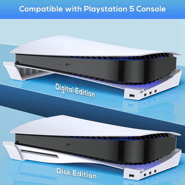 %E3%80%90Toy%20life%20hall%E3%80%91Stand%20PS5%20with%204%20USB%20Extension,%20Console%20Laydown%20Holder,%20for%20Playstation%205%20Disc%20&%20Digital%20Edition%20-%20Image%203