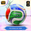 FOOTBALL FIFA World cup - 2026 Sports Match Quality Football is white in color with an Excellent graphics Ball Size 5 Trionda. 