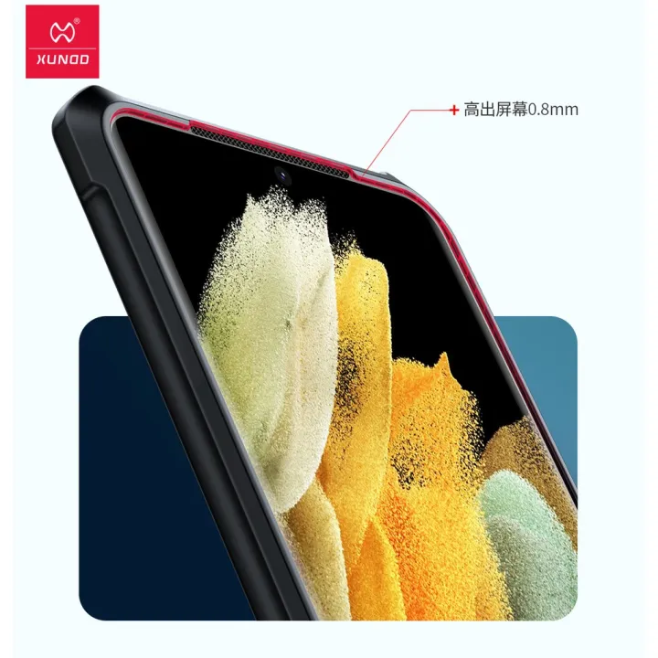 Xundd%20Protective%20Cover%20For%20Samsung%20Galaxy%20S21%20Ultra%205G%20Cases%20Shockproof%20Airbag%20Bumper%20Soft%20Back%20Transparent%20Shell%20Covers%20-%20Image%204