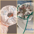 Korean 2 Piece Scrunchie Set Hair Tie - Assorted Styles.