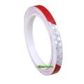 8M x 1cm (Red-White) Reflective Sticker Bicycle Motorcycle Car Bumper Reflective Stickers Tape. 