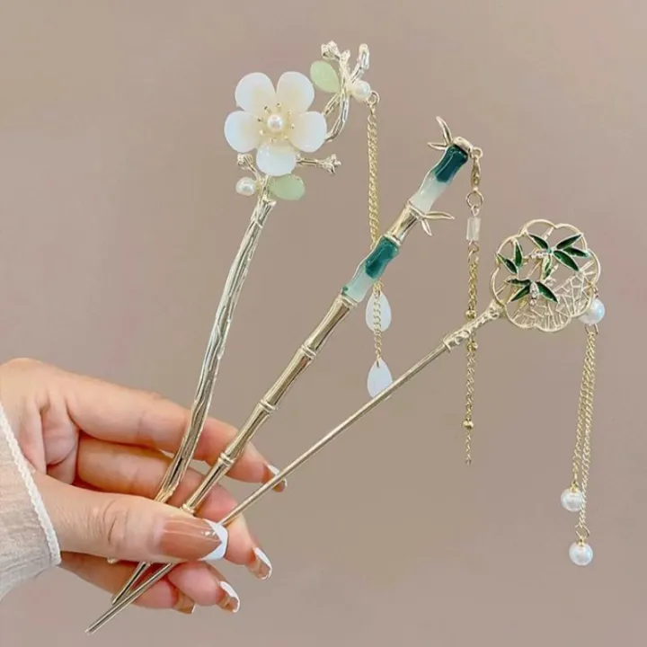 Chinese%20Style%20Retro%20Flower%20Tassel%20Hairpin%20Simple%20Fairy%20Hair%20Sticks%20Headwear%20For%20Women%20Girls%20Temperament%20Hair%20Accessories%20Bayline%20-%20Image%202