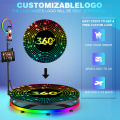360 Photo Booth Machine 60-100cm Automatic Rotating Selfie 360 Camera Photobooth with App control for Wedding Party Events. 