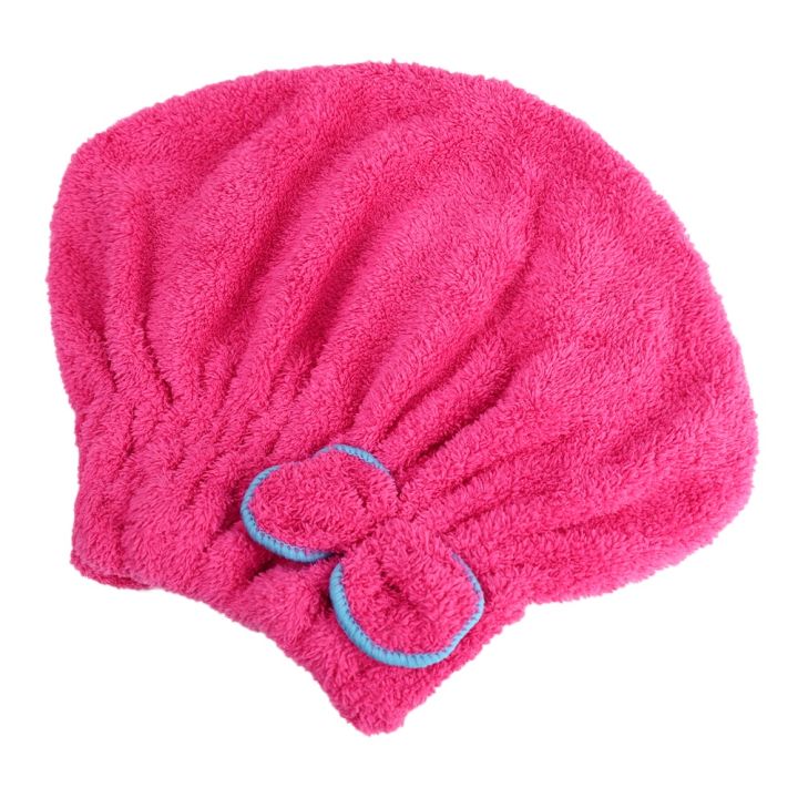 Women%20Bowknot%20Wrap%20Sleeping%20Hat%20Household%20Dry%20Hair%20Towel%20Quick%20Absorbent%20Water%20Spa%20Bonnets%20Microfibre%20Quick%20Hair%20Drying%20Bath%20Towel%20Coral%20Fleece%20Absorbent%20Shower%20Cap%20-%20Image%202