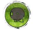 Folding Stool Small (Best Quality for Seat)-Black. 