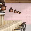 3D Self-Adhesive Foam Wall Stickers for Living Room, Bedroom, Kitchen, Kids Room, Waterproof, Anti-Collision, Easy to Install (White,Pink, 1,2,3,4 Square Feet).