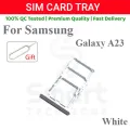 Samsung Galaxy A23 Sim Tray Micro SD Card Slot with Sim Ejector Pin Replacement Part. 