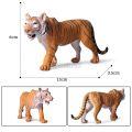 【Sandmdm】 2023 Realistic Wild Zoo Animals African Tiger Cub Model Figurines Action Figures Models Collection Educational Toys for Children Gift.