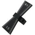 Aluminum Alloy Hand Cut Wood Joints Gauge Dovetail Marker Gauge with Scale Template Dovetail Guide Tool for DIY Woodworking.
