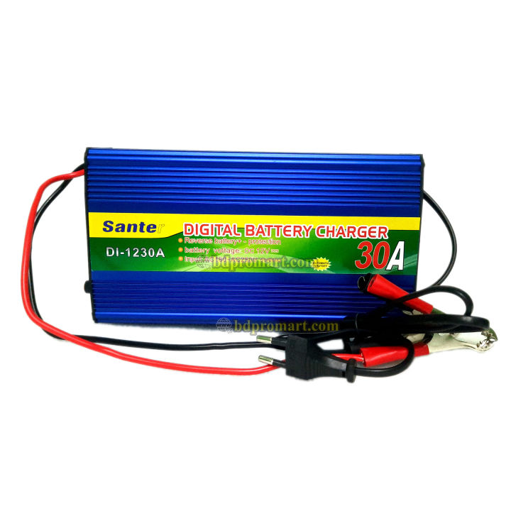 12v 30A Digital Battery charger full Automatic  for Car Truck Auto rickshaw Bikes IPS Industrial wet dry Battery Charging