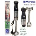 Miyako HB-7710 Steel Body Electric Hand Blender/Hand Mixer 850 Watt with High & Low Function. 