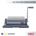 Deli E3873 450 Sheets 21-HOLE Steel Spiral Binding Machine.