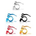 Aluminum Alloy Seatpost Clamp Quick 31.8mm MTB Bike Cycling Saddle Seat Post Clamp Quick Release Lock. 