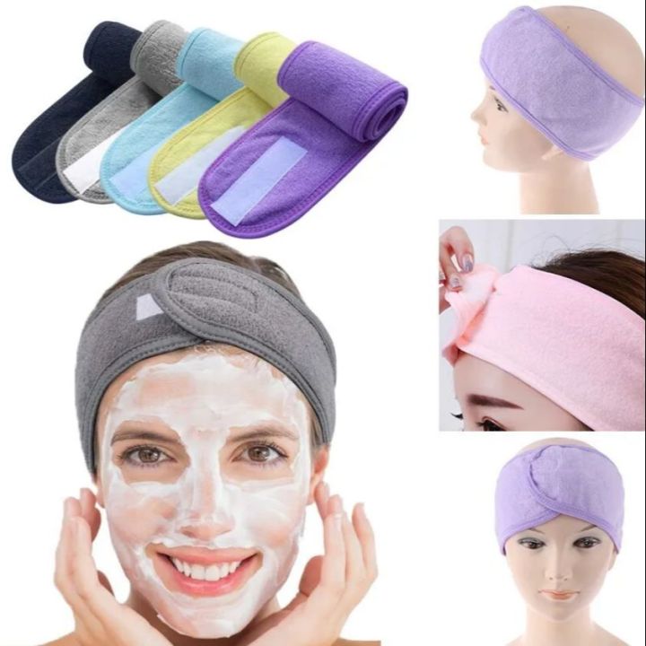 1Pcs Wash Face Makeup SPA Hair Band Womens Sweat Elastic Soft headbands