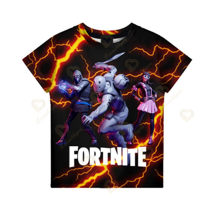 2022%20New%203%20To%2014%20Years%20Kids%20Fortnite%20T-shirt%203D%20Print%20Tshirt%20Boys%20Girls%20Cartoon%20Tee%20Men%20Women%20Tops%20Teen%20Summer%20Clothes%20-%20Image%204