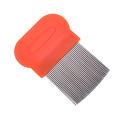 Long Teeth Hair Lice Comb Stainless Steel Flea Nit Dust Removal Super Fine Brush Long Teeth Hair Lice Comb Density Teeth Brush.