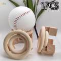 Baseball Display Stand Small Ball Stand Holder Wooden Ball Display Holder. 