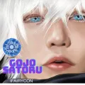 JUJUTSU KAISEN GOJO SATORU DECIM EYE BLUE COSPLAY COLOR CONTACT LENS. 