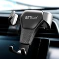 GETIHU Car Holder in Car Metal Gravity Air Vent Clip Mount No Magnetic Phone Holder For SmartPhone Stand Mobile Support Mount. 