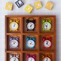 Nordic Mini Alarm Clock Creative Pointer Table Clock Round Bedside Clocks Best Desktop Decor. 