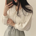 Thin White Cardigan Bandage Lantern Sleeve Short Coat Pull Femme Knitwear Top Girl Cardigan Korean Style Casual T Shirt. 