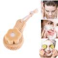 Wooden Handle Facial Cleansing Brush Beauty Tools Soft Hair Manual Face Brush Cleaning Face Brushes Beauty SkinCare Tool Belleza. 