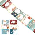 50pcs Celebrate Christmas Thank You Sticker Adhesive Label Seal Paper To From Gift Name Tags Xmas Decoration Stationery Supply. 