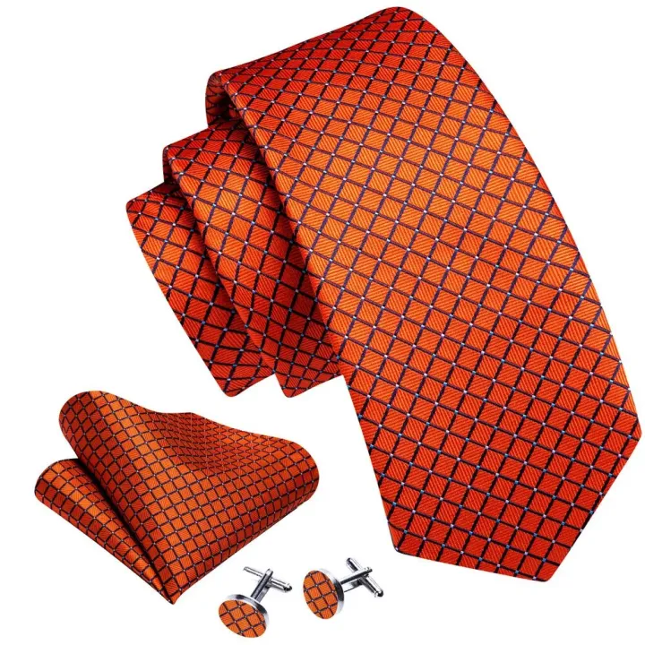 Fashion%20Orange%20Yellow%20Men%20Tie%20Luxury%20Silk%20Plaid%20High%20Quality%20Pocket%20Square%20Cufflinks%20Sets%20Groom%20Wedding%20Gifts%20Barry.Wang%206484%20-%20Image%202