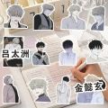 10/70Pcs Cartoon Low Tide in Twilight Anime Sticker Korean Manga Yeo TaeJu Meme Stickers Laptop Phone Case Decor Stationery Gift. 