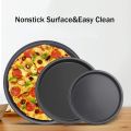 3 pieces Set Non Stick/Oven Proof Heavy Pizza Pan / Mold With Black Coding- 1set. 