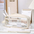 Classic Fashion Pencil Bag Stationery Storage Bag Organizer Large Capacity Pencil Case. 