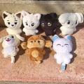 (New)Kpop Idol ENHYPEN Cute Cartoon Character 10cm Pluh Doll tuffed Toy.