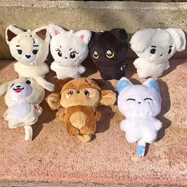 (New)Kpop Idol ENHYPEN Cute Cartoon Character 10cm Pluh Doll tuffed Toy