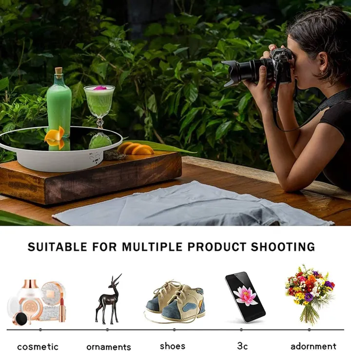 Motorized%20Rotating%20Display%20Stand,%207.87Inch,Mirror%20Covered%20360%20Degree%20Turntable%20Display%20Stand%20for%20Photography%20(White)%20-%20Image%208