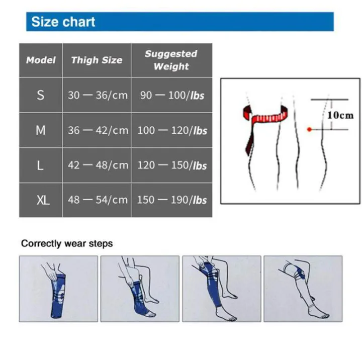 Yoomee%201%20Pcs%20Nylon%20Sports%20Silicone%20Long%20Basketball%20Knee%20Pads%20Crashproof%20Patella%20Support%20Sports%20Fitness%20Volleyball%20Soccer%20Leg%20Sleeve%20Kneepad%20Protection%20Pressure%20Protection%20-%20Image%203